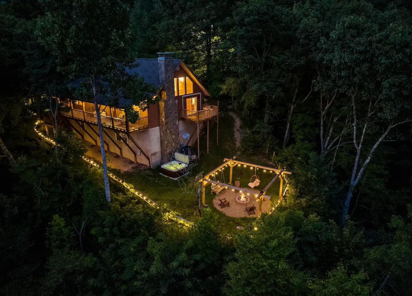 Maggie Valley Cabin With Beautiful Mountain Views, Hottub, Pet Friendly, Gameroom, Fireplace المظهر الخارجي الصورة